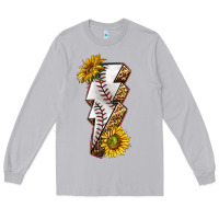 Moon Dust sport baseball  lightning bolt Long Sleeve Tee - texasbilliewilder