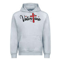 Valentine Cross Glitter Urban Hoodie | Teevron