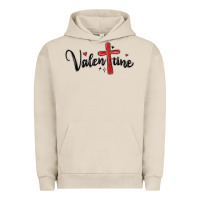 Pigment French Oak valentine cross glitter Urban Hoodie - MaliasSmallBusiness