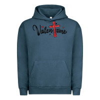 Pigment Midnight Navy valentine cross glitter Urban Hoodie - MaliasSmallBusiness