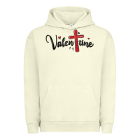 Pigment Pistachio valentine cross glitter Urban Hoodie - MaliasSmallBusiness