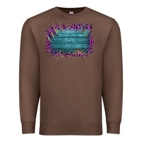 Chestnut Aztec Wood Leopard Frame Premium Sweatshirt - Bettercallsaul