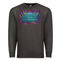 Smoke Aztec Wood Leopard Frame Premium Sweatshirt - Bettercallsaul