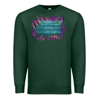 Sports Green Aztec Wood Leopard Frame Premium Sweatshirt - Bettercallsaul