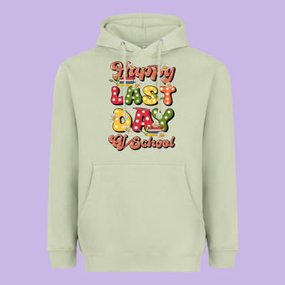 Happy Last Day Of School Heavyweight Hoodie Designed By Jahusdesignshop