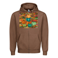 Chestnut pumpkin Zipper Hoodie - RanaPortraitStore