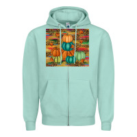 Pumpkin Zipper Hoodie | Teevron