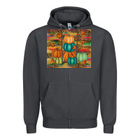 Smoke pumpkin Zipper Hoodie - RanaPortraitStore
