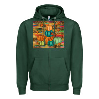Sports Green pumpkin Zipper Hoodie - RanaPortraitStore