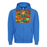 True Royal pumpkin Zipper Hoodie - RanaPortraitStore