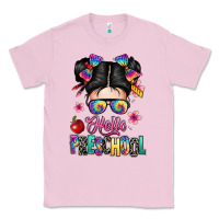 Bubblegum Pink hello preschool kid Classic Tee - texasbilliewilder