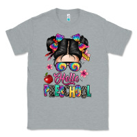 Heather Grey hello preschool kid Classic Tee - texasbilliewilder
