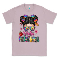 Lilac hello preschool kid Classic Tee - texasbilliewilder