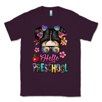 Plum hello preschool kid Classic Tee - texasbilliewilder