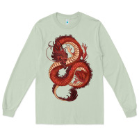 Matcha red dragon Long Sleeve Tee - RanaPortraitStore