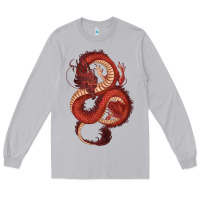 Moon Dust red dragon Long Sleeve Tee - RanaPortraitStore