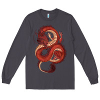Smoke red dragon Long Sleeve Tee - RanaPortraitStore