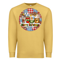 Antique Gold Merry Christmas Coffee Cups Premium Sweatshirt - Artiststas