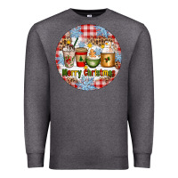 Charcoal Heather Merry Christmas Coffee Cups Premium Sweatshirt - Artiststas