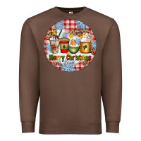 Chestnut Merry Christmas Coffee Cups Premium Sweatshirt - Artiststas