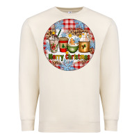 Sandshell Merry Christmas Coffee Cups Premium Sweatshirt - Artiststas
