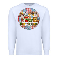 White Merry Christmas Coffee Cups Premium Sweatshirt - Artiststas