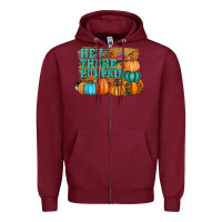 Burgundy hey there pumpkin Zipper Hoodie - RanaPortraitStore