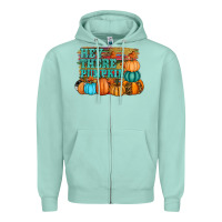 Seafoam hey there pumpkin Zipper Hoodie - RanaPortraitStore