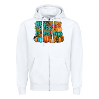 White hey there pumpkin Zipper Hoodie - RanaPortraitStore