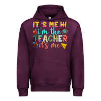 Mauve Wine its me hi im the teacher its me nca Urban Hoodie - NancyCooperArtShop