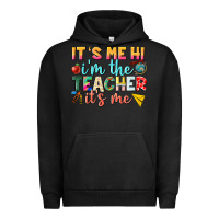 Pigment Black its me hi im the teacher its me nca Urban Hoodie - NancyCooperArtShop