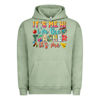 Pigment Oil Green its me hi im the teacher its me nca Urban Hoodie - NancyCooperArtShop