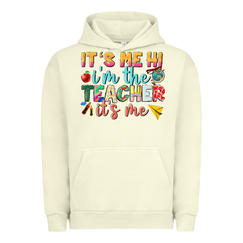 Its Me Hi Im The Teacher Its Me Nca Urban Hoodie by NancyCooperArtShop | Teevron