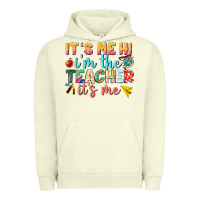 Pigment Pistachio its me hi im the teacher its me nca Urban Hoodie - NancyCooperArtShop