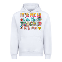 White its me hi im the teacher its me nca Urban Hoodie - NancyCooperArtShop