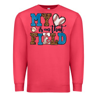 Cardinal my heart is on that field baseball Premium Sweatshirt - AdoDesignShop