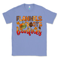 Colony Blue flannels boots and bonfires Classic Tee - Zillion Design Studio
