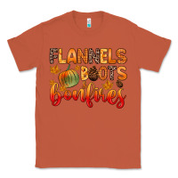 Copper flannels boots and bonfires Classic Tee - Zillion Design Studio