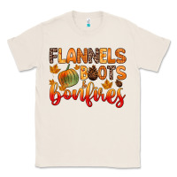 Natural flannels boots and bonfires Classic Tee - Zillion Design Studio