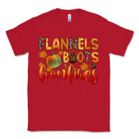 Red flannels boots and bonfires Classic Tee - Zillion Design Studio
