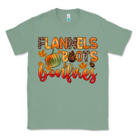 Sage flannels boots and bonfires Classic Tee - Zillion Design Studio