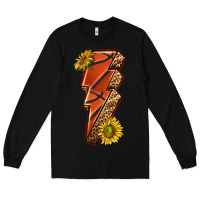 Black sport basketball lightning bolt Long Sleeve Tee - texasbilliewilder