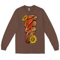 Chestnut sport basketball lightning bolt Long Sleeve Tee - texasbilliewilder