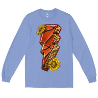 Colony Blue sport basketball lightning bolt Long Sleeve Tee - texasbilliewilder