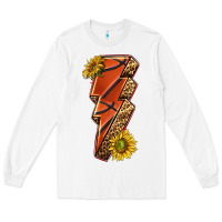White sport basketball lightning bolt Long Sleeve Tee - texasbilliewilder