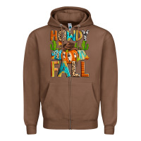 Chestnut howdy fall Zipper Hoodie - Zillion Design Studio