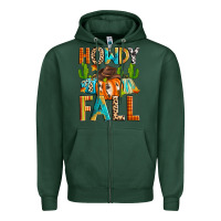 Sports Green howdy fall Zipper Hoodie - Zillion Design Studio