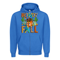 True Royal howdy fall Zipper Hoodie - Zillion Design Studio