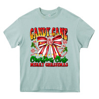 Arona Candy Cane Christmas Club Heavy Core Tee - CowhideDigitalArt