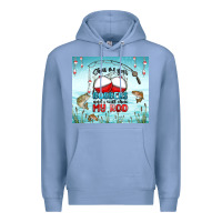 Colony Blue show me your bobbers and i will show my rod Premium Hoodie - MaliasSmallBusiness